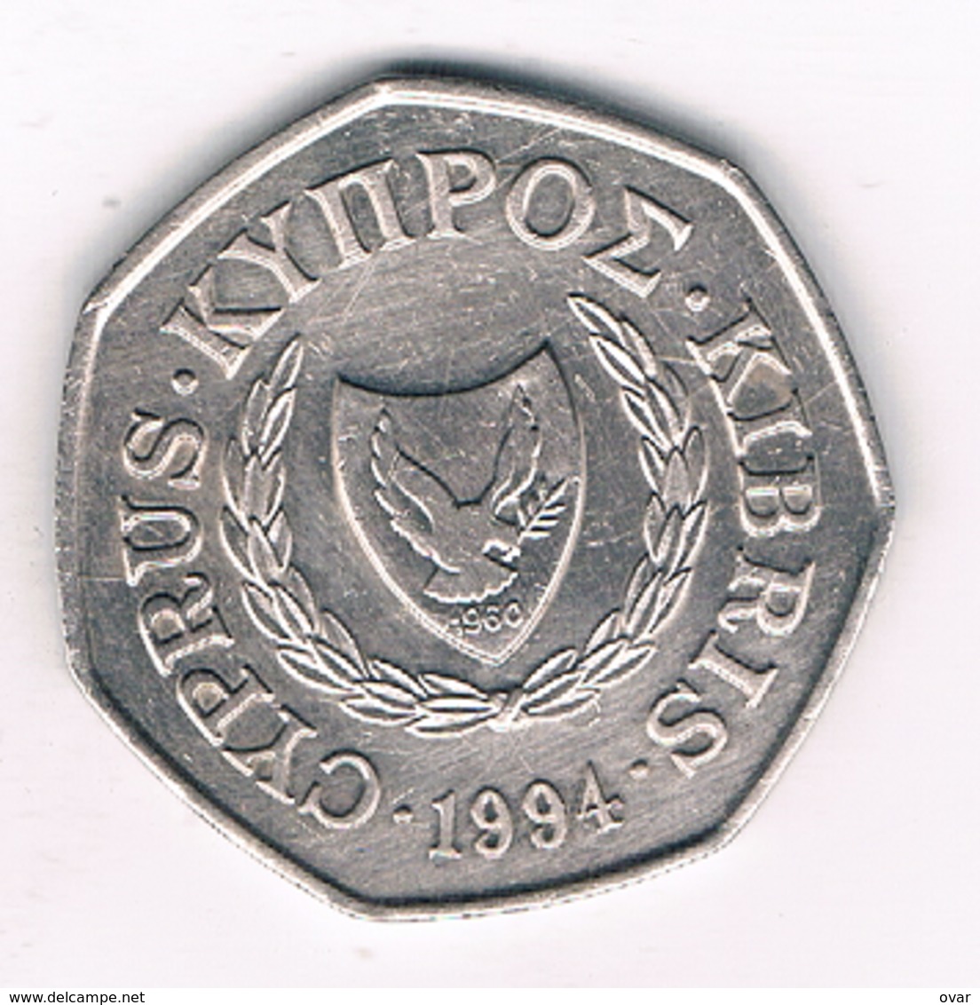 50 CENTS 1994 CYPRUS /1360/ - Chypre