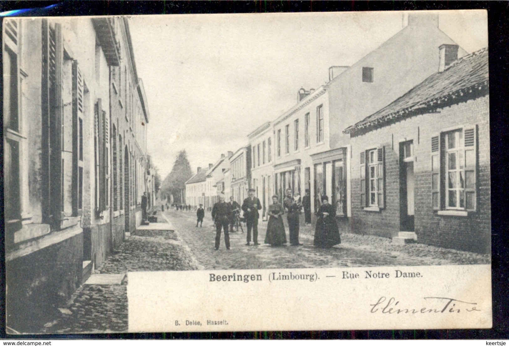 België - Beeringen - Rue Notre Dame - 1905 - Autres & Non Classés