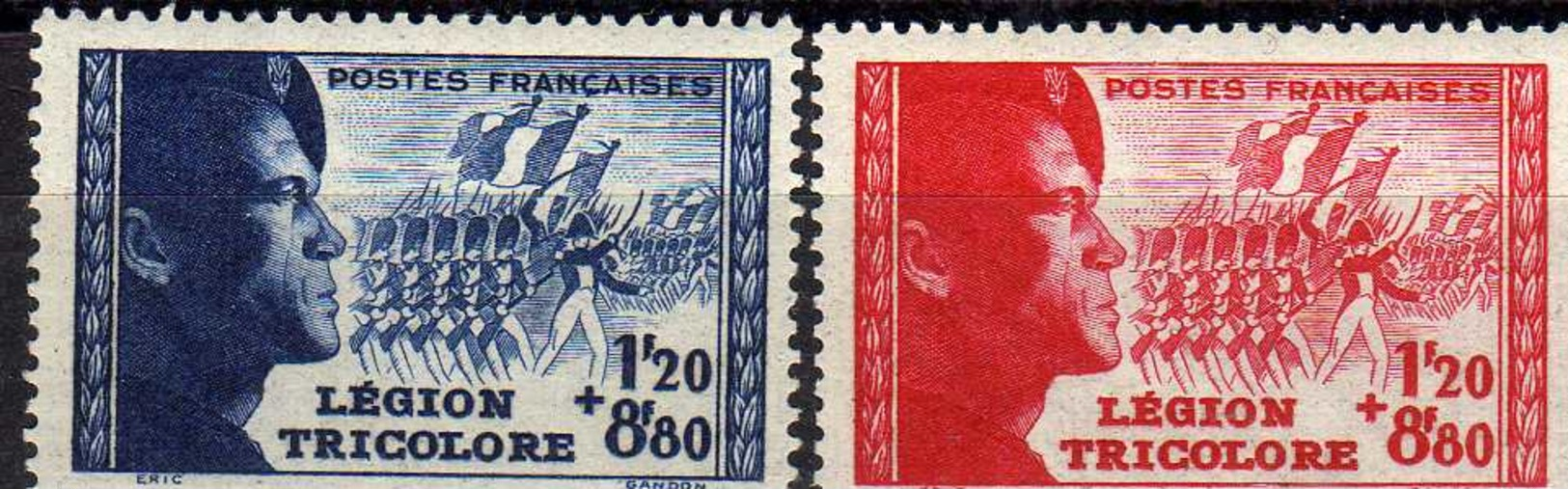 France  1942 XX 565/66 - Unused Stamps