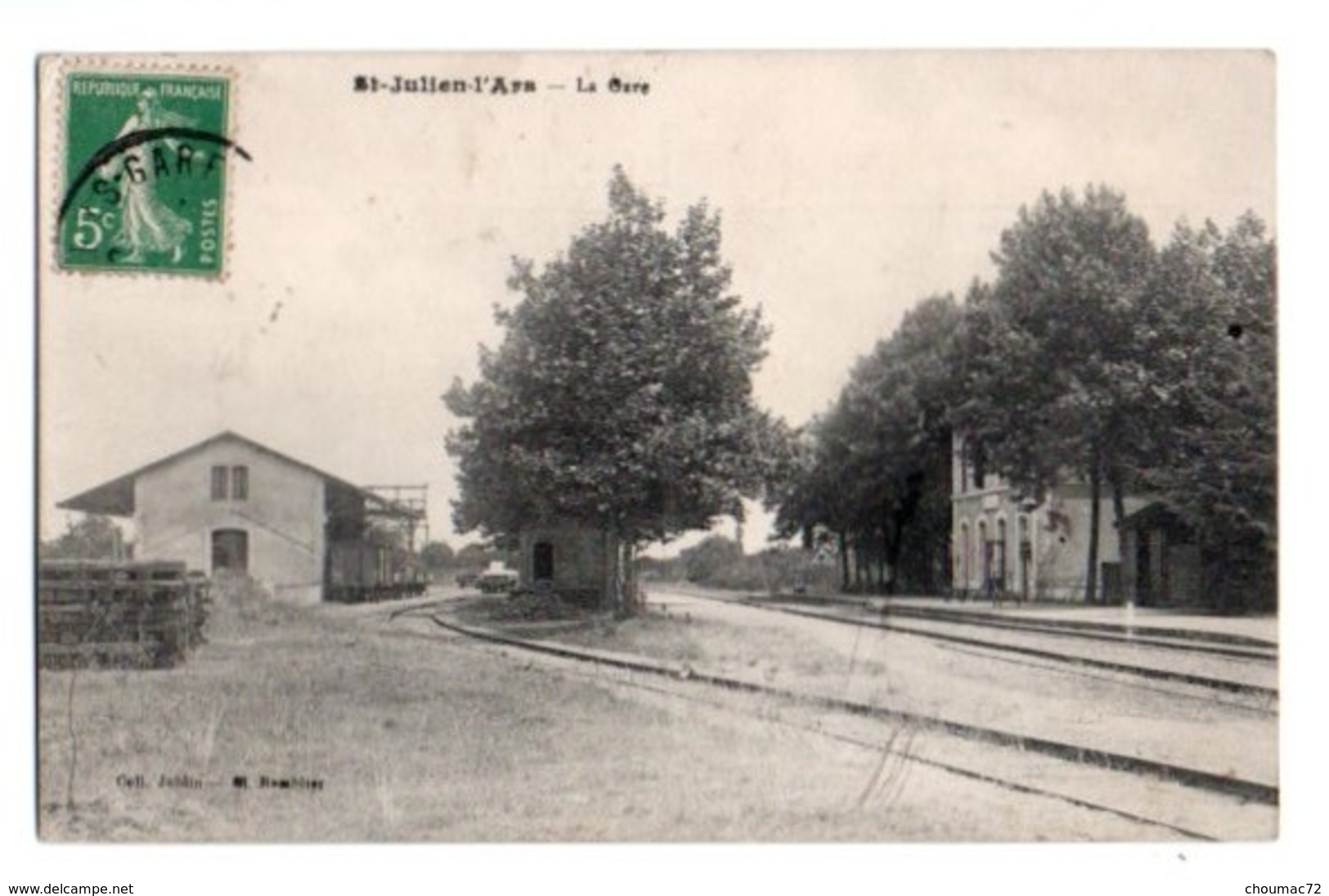 1151, Vienne, Saint St Julien L'Ars, Coll Jublin, La Gare - Saint Julien L'Ars