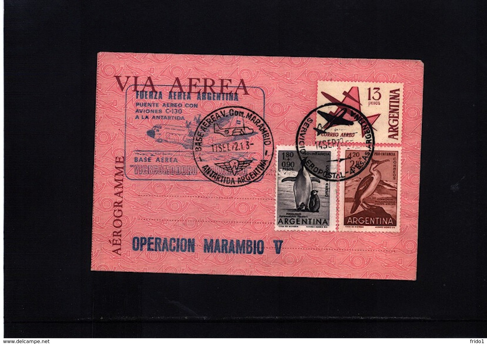 Argentina 1972 Antarctica Operation Marambio V - Sonstige & Ohne Zuordnung