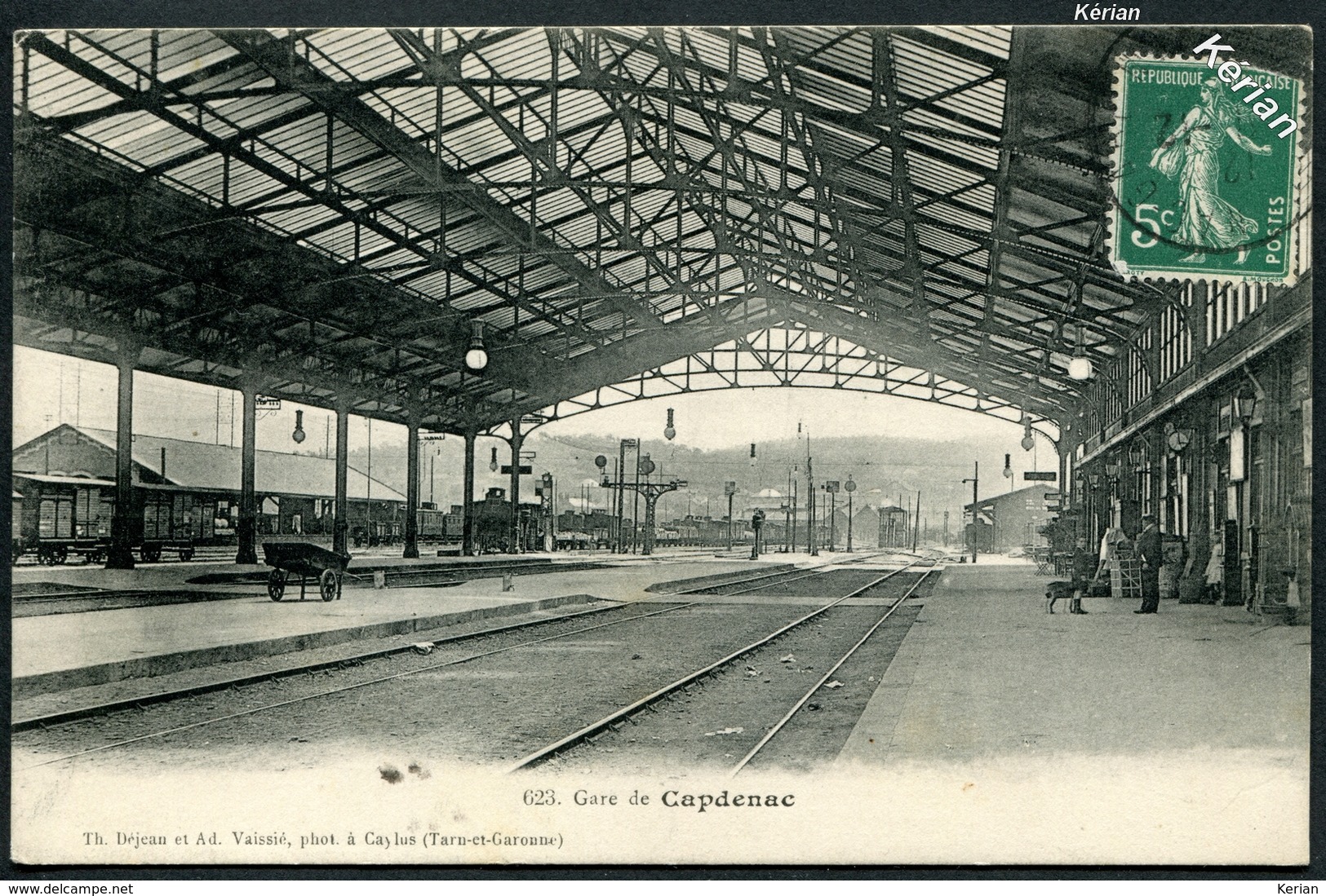 Gare De CAPDENAC - Th. Déjean Et Ad. - Vaissié, Phot. - Voir 2 Scans - Otros & Sin Clasificación