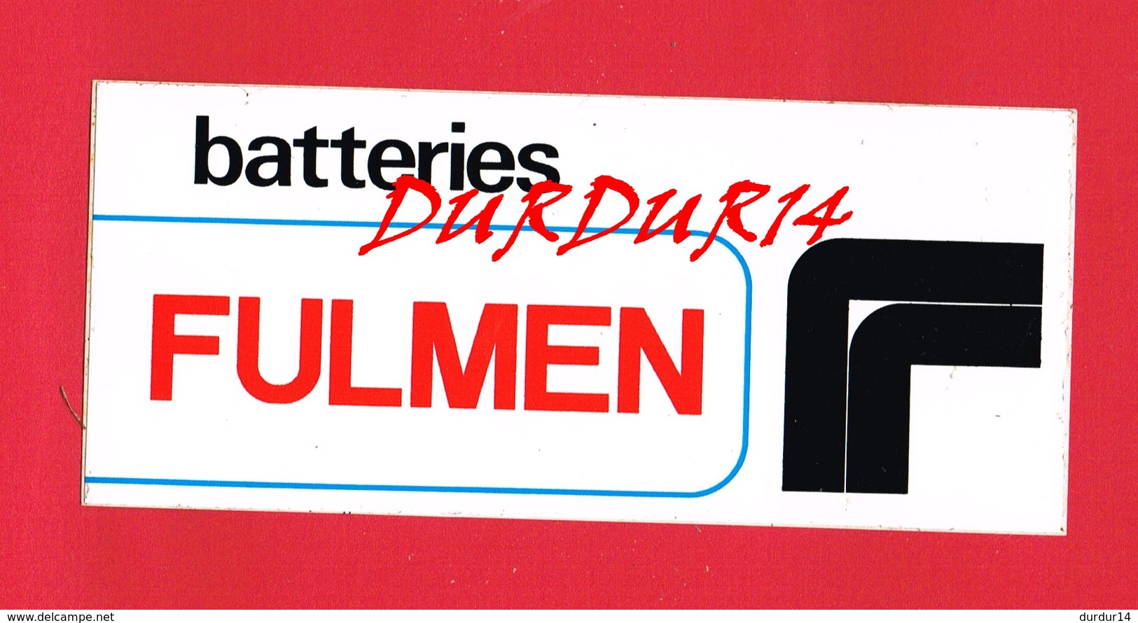 1 Autocollant Batteries FULMEN - Autocollants