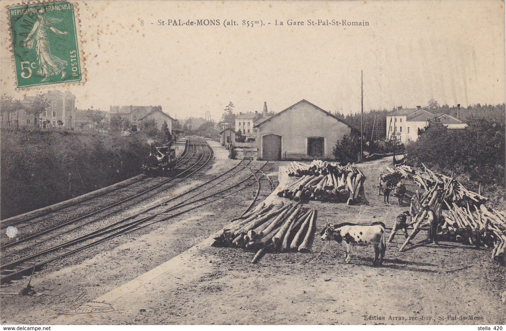 Saint Pal De Mons  La Gare St Pal St Romain - Sonstige & Ohne Zuordnung