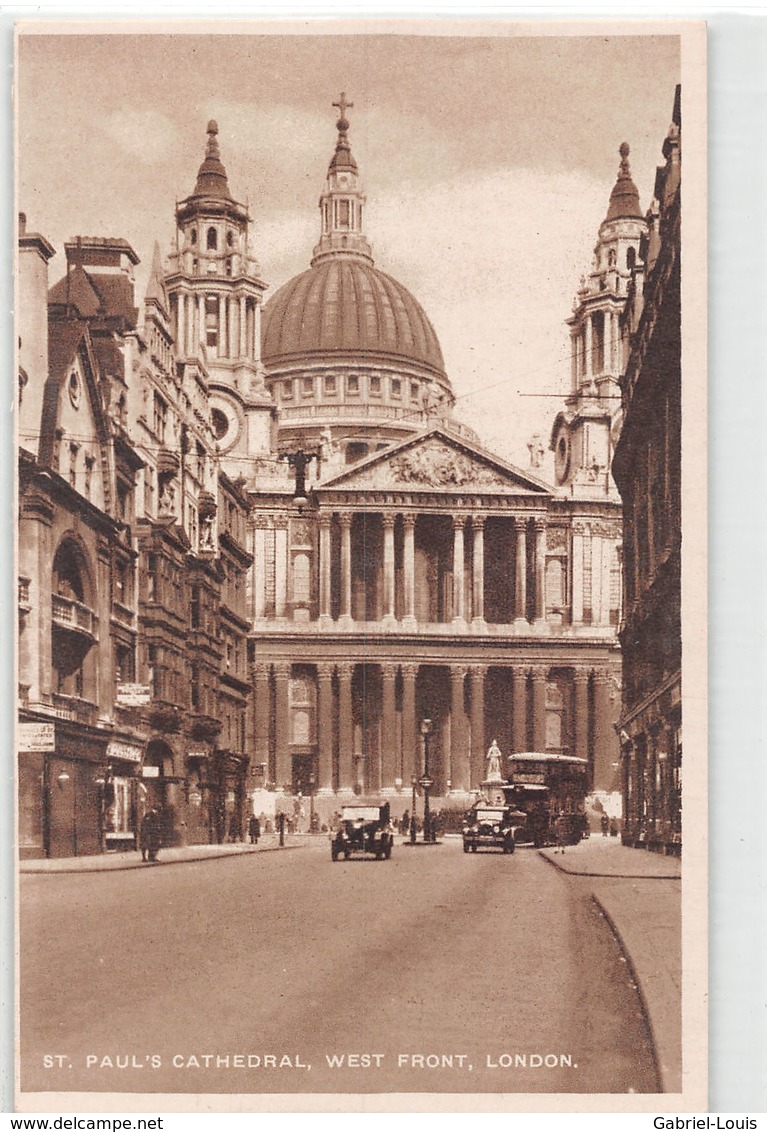 St. Paul's Cathedral West Front  London - St. Paul's Cathedral