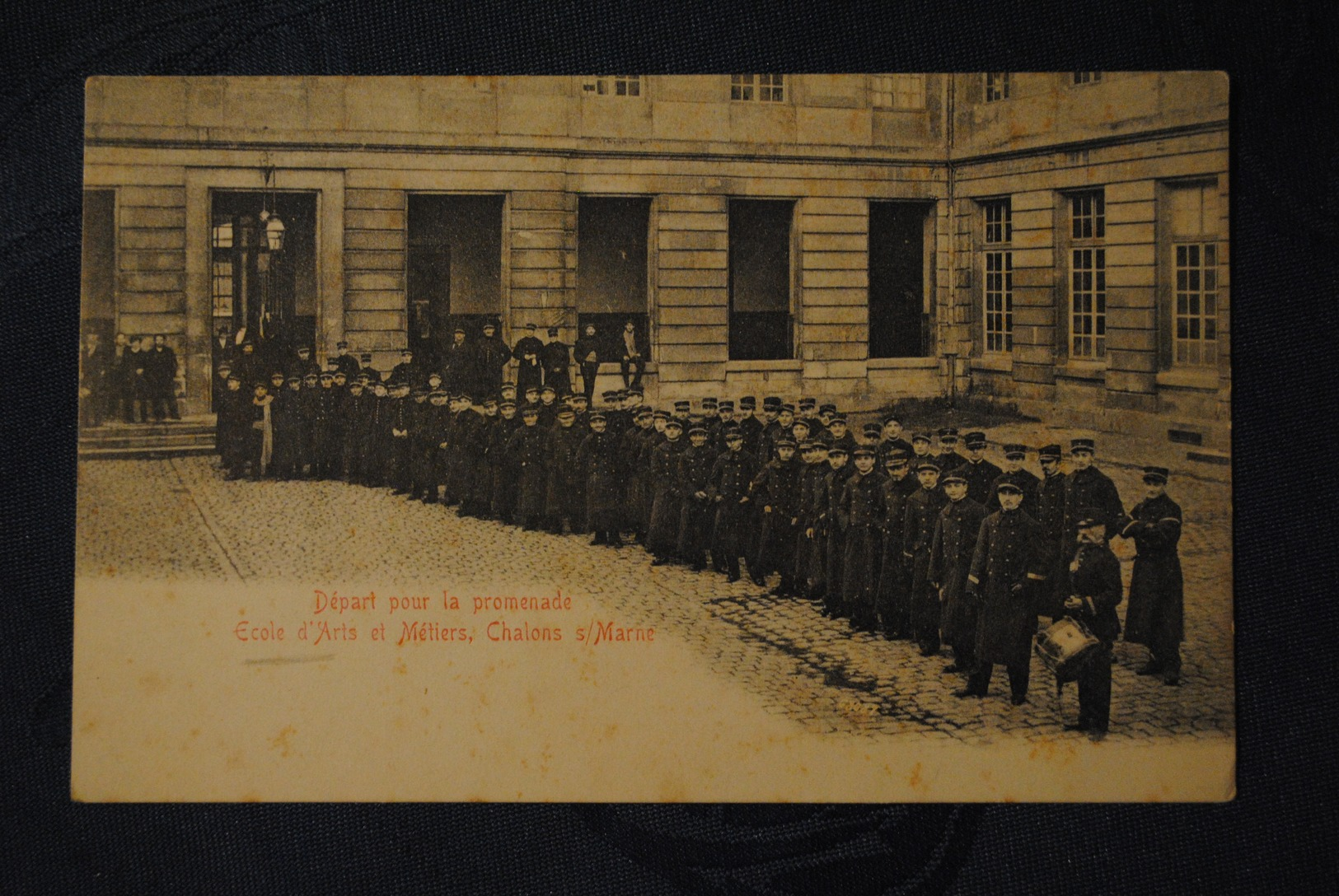 51 Marne Chalons Sur Marne Ecole D Arts Et Metiers Depart Pour La Promenade - Châlons-sur-Marne