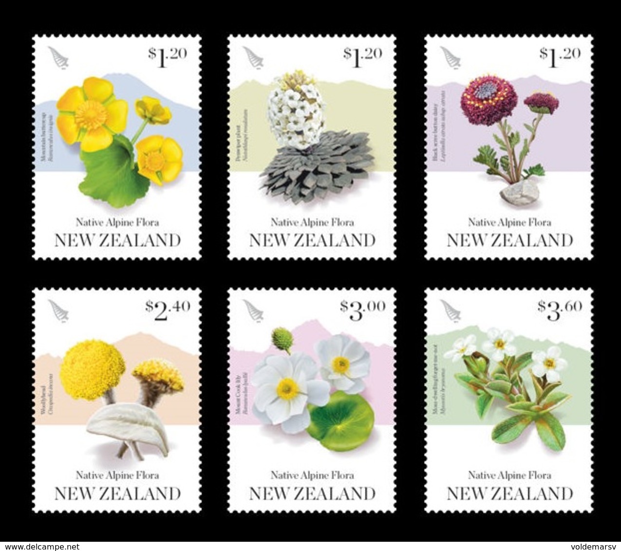 New Zealand 2019 Mih. 3654/59 Native Alpine Flora. Flowers MNH ** - Neufs