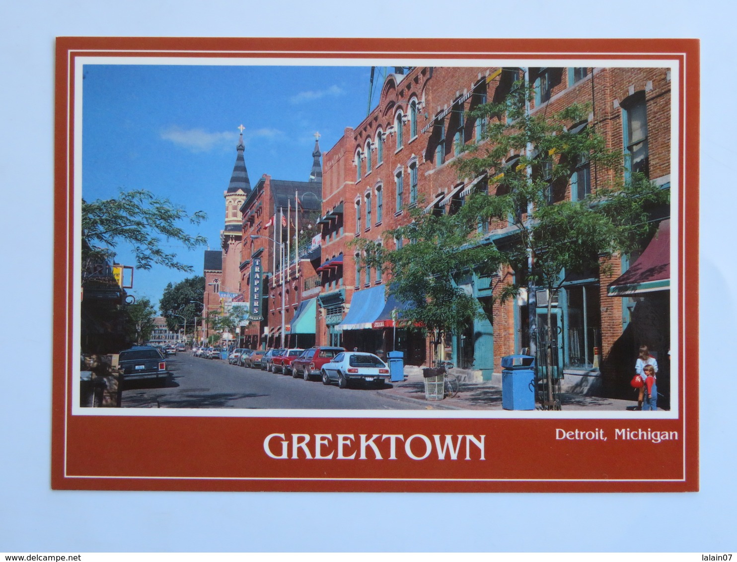 Carte Postale : USA, Michigan DETROIT Greektown - Detroit