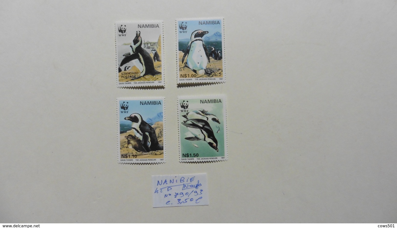 Afrique > Namibie  :4 Timbres Neufs N° 790/93 - Namibie (1990- ...)