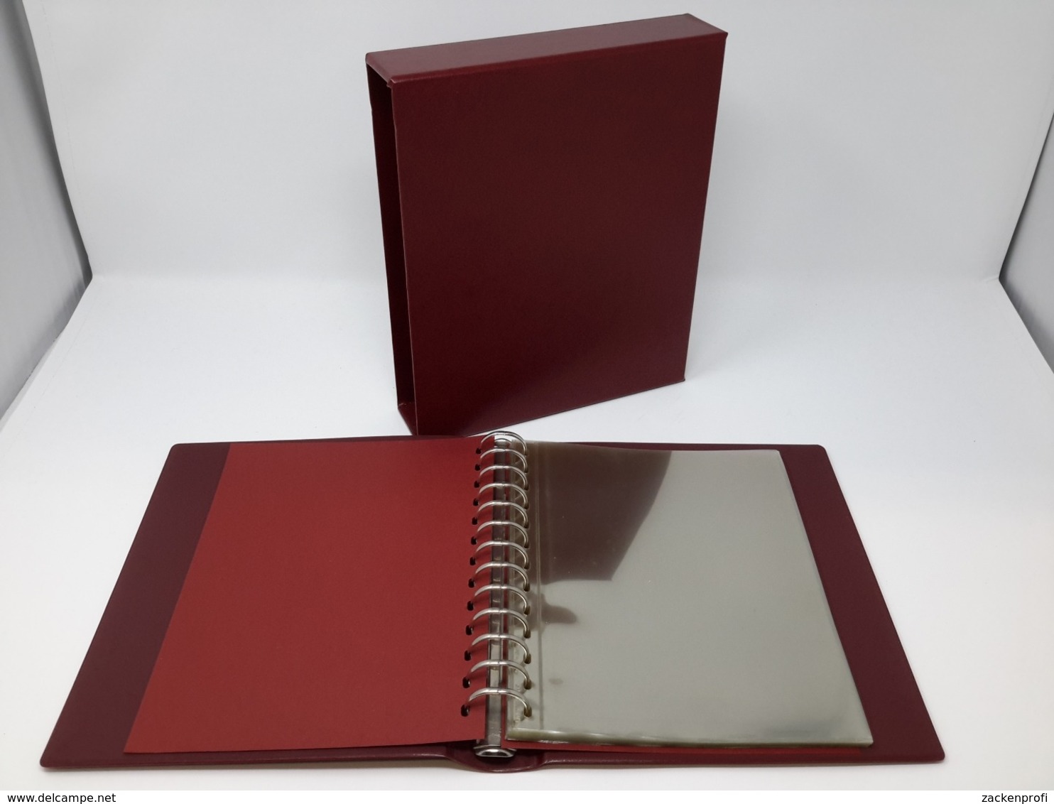 Lindner Ringbinder/Kassette 1130 Rot Mit 20 Blatt 819 (DIN A5) Gebraucht (Z1559) - Reliures Seules