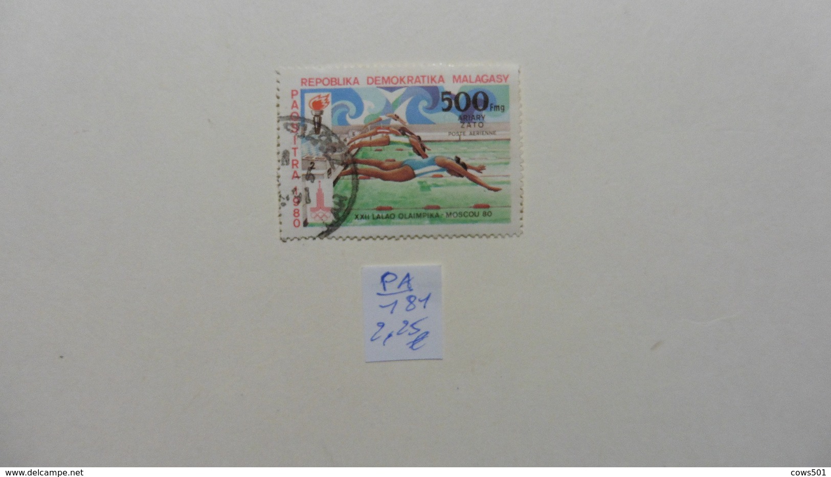 Afrique > Madagascar : Poste Aérienne N° PA 181 Oblitéré - Madagascar (1960-...)