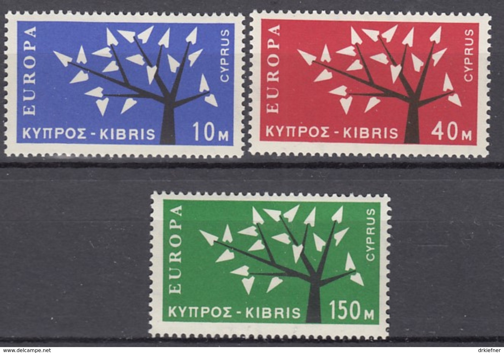 ZYPERN 215-217, Postfrisch **, Europa CEPT 1962 - Ungebraucht