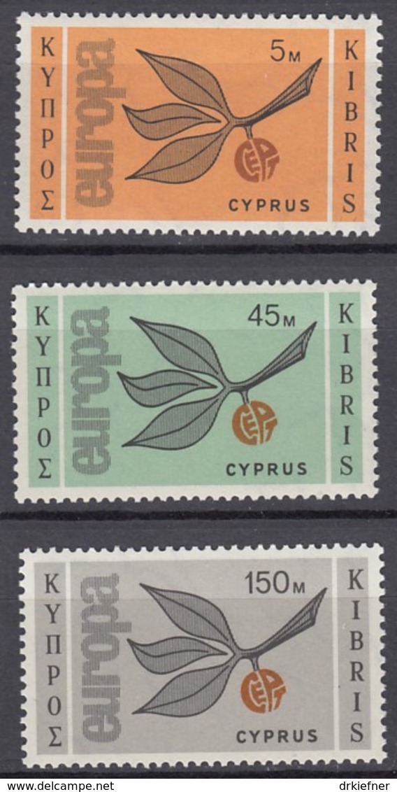 ZYPERN 258-260, Postfrisch **, Europa CEPT 1965 - Ungebraucht