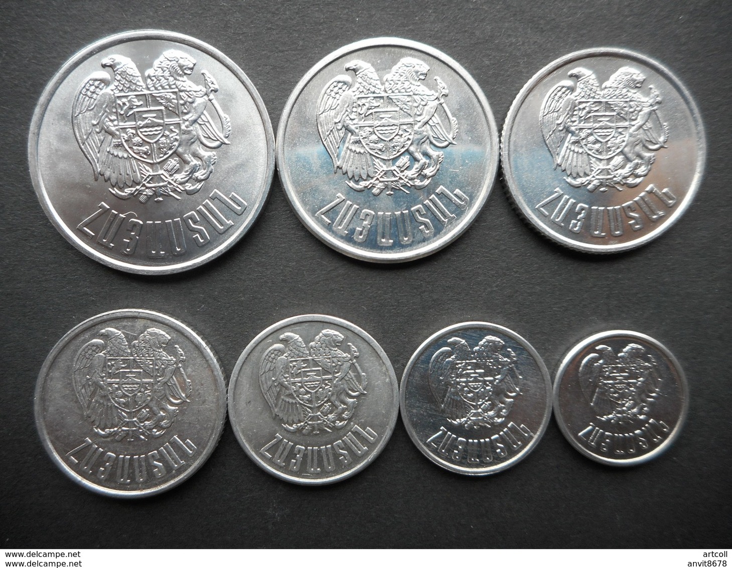 ARMENIA 10,20,50 LUMI 1,3,5,10 DRAM   7 COINS 1994 - Armenia