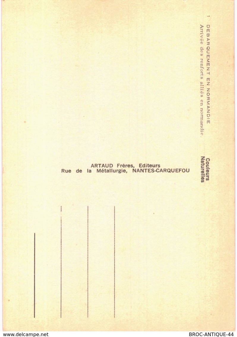 CPM* N°1967 - LOT DE 7 CARTES DU DEBARQUEMENT DE NORMANDIE - JUIN 1944 - Weltkrieg 1939-45