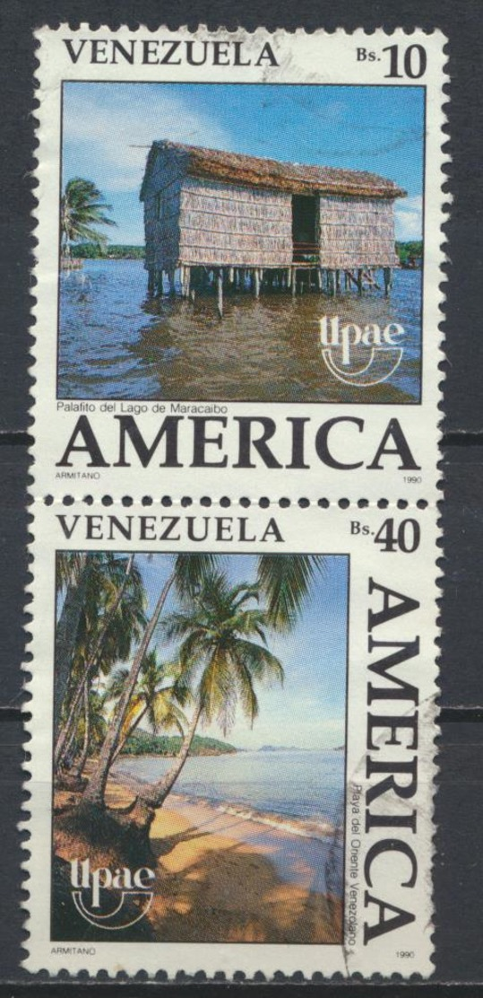 °°° VENEZUELA - Y&T N°1510/11 - 1990 °°° - Venezuela