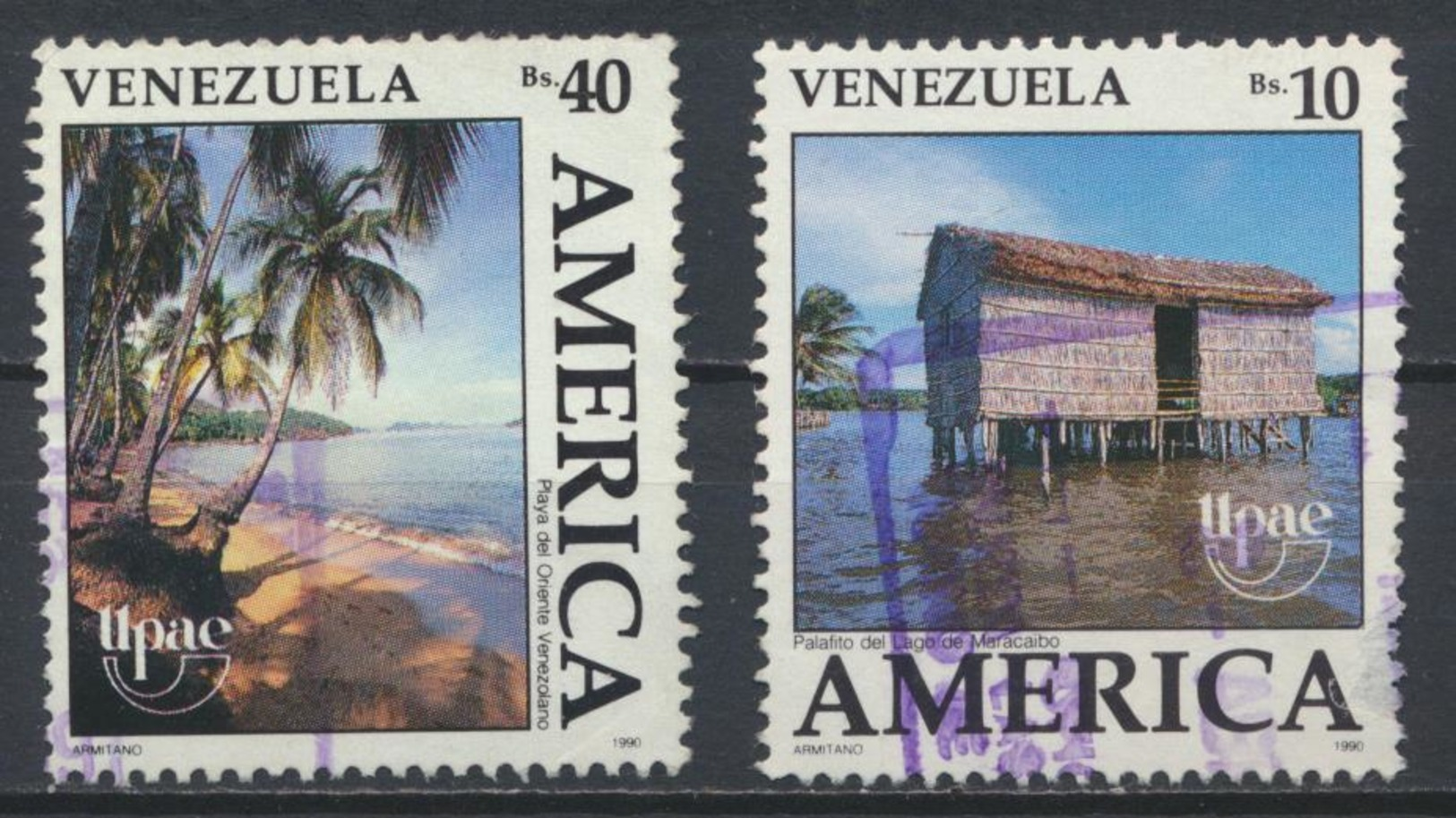 °°° VENEZUELA - Y&T N°1510/11 - 1990 °°° - Venezuela