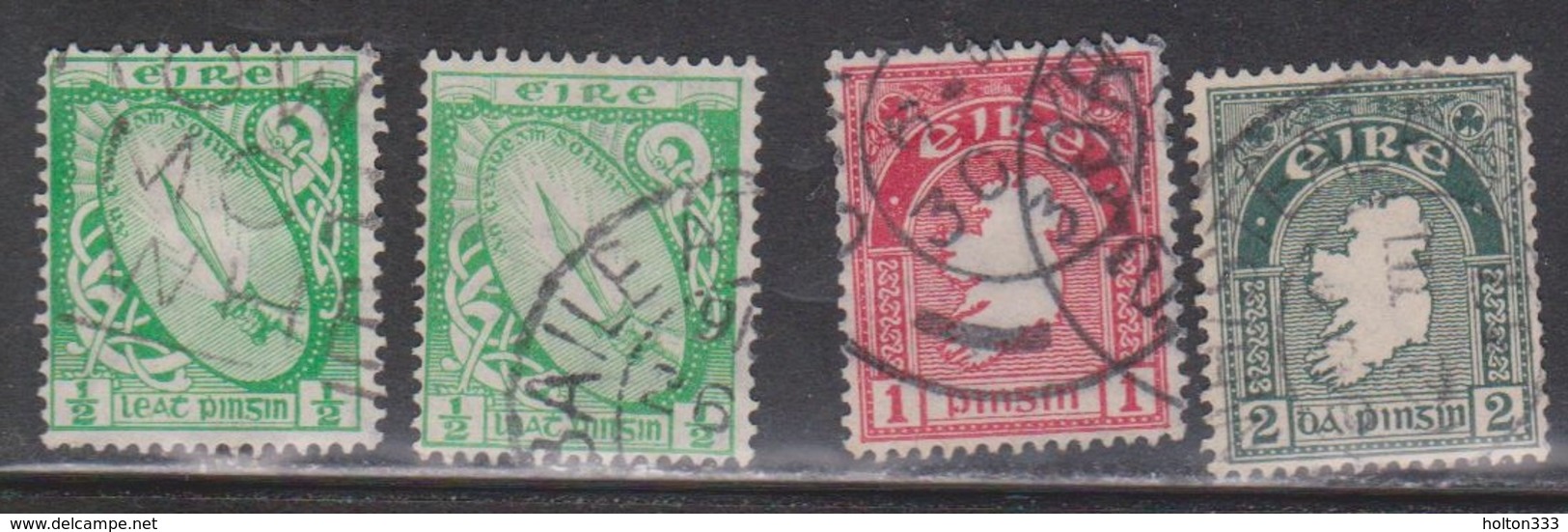 IRELAND Scott # 65, 66, 68 Used - Used Stamps