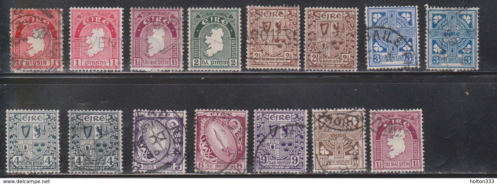 IRELAND Scott # Between 106 & 116 Used - Not Full Set - Duplication - Used Stamps