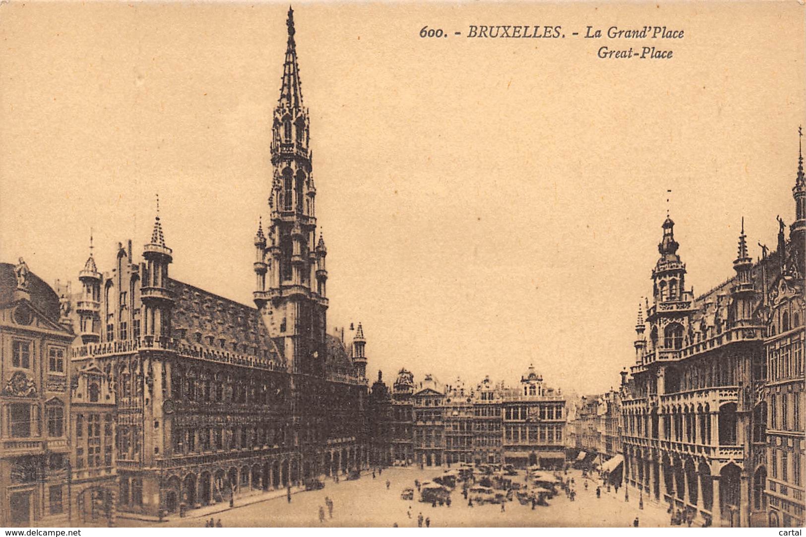 BRUXELLES - La Grand'Place - Marktpleinen, Pleinen