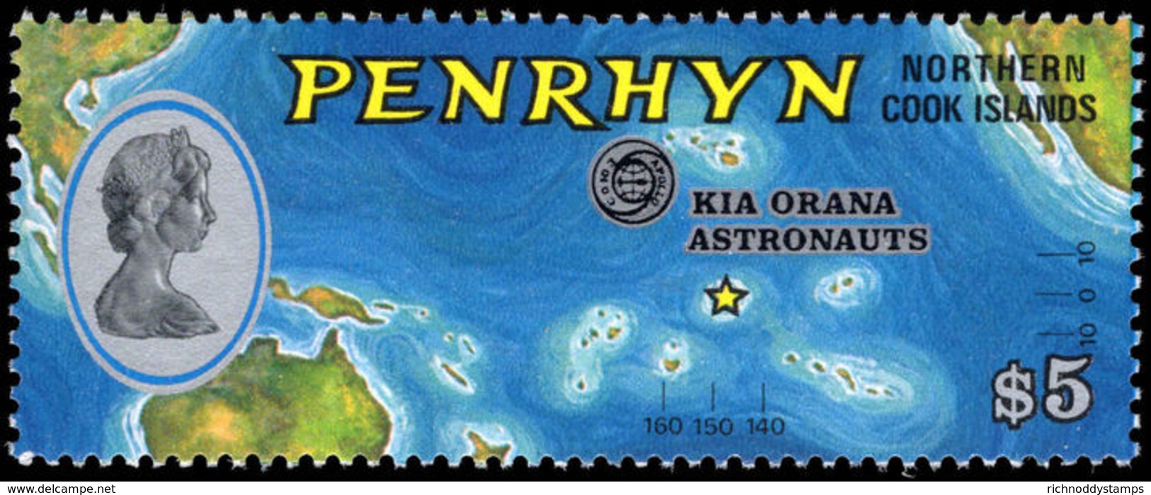 Penrhyn Island 1975 Kia Ora Astronauts Unmounted Mint. - Penrhyn