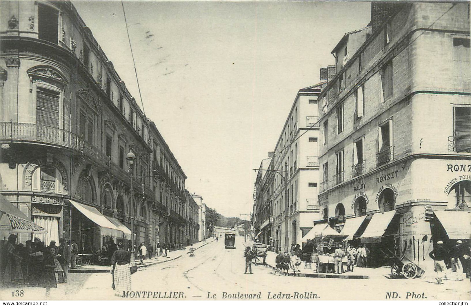 CPA FRANCE 34 " Montpellier, Bld Ledru Rollin " - Montpellier