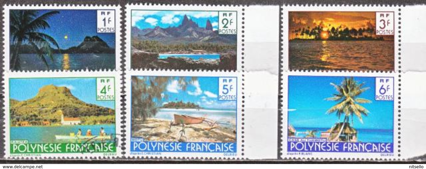 LOTE 2202   ///  (C045)  POLYNESIE FRANÇAISE  N° 132/137 De 1979 **MNH - Neufs