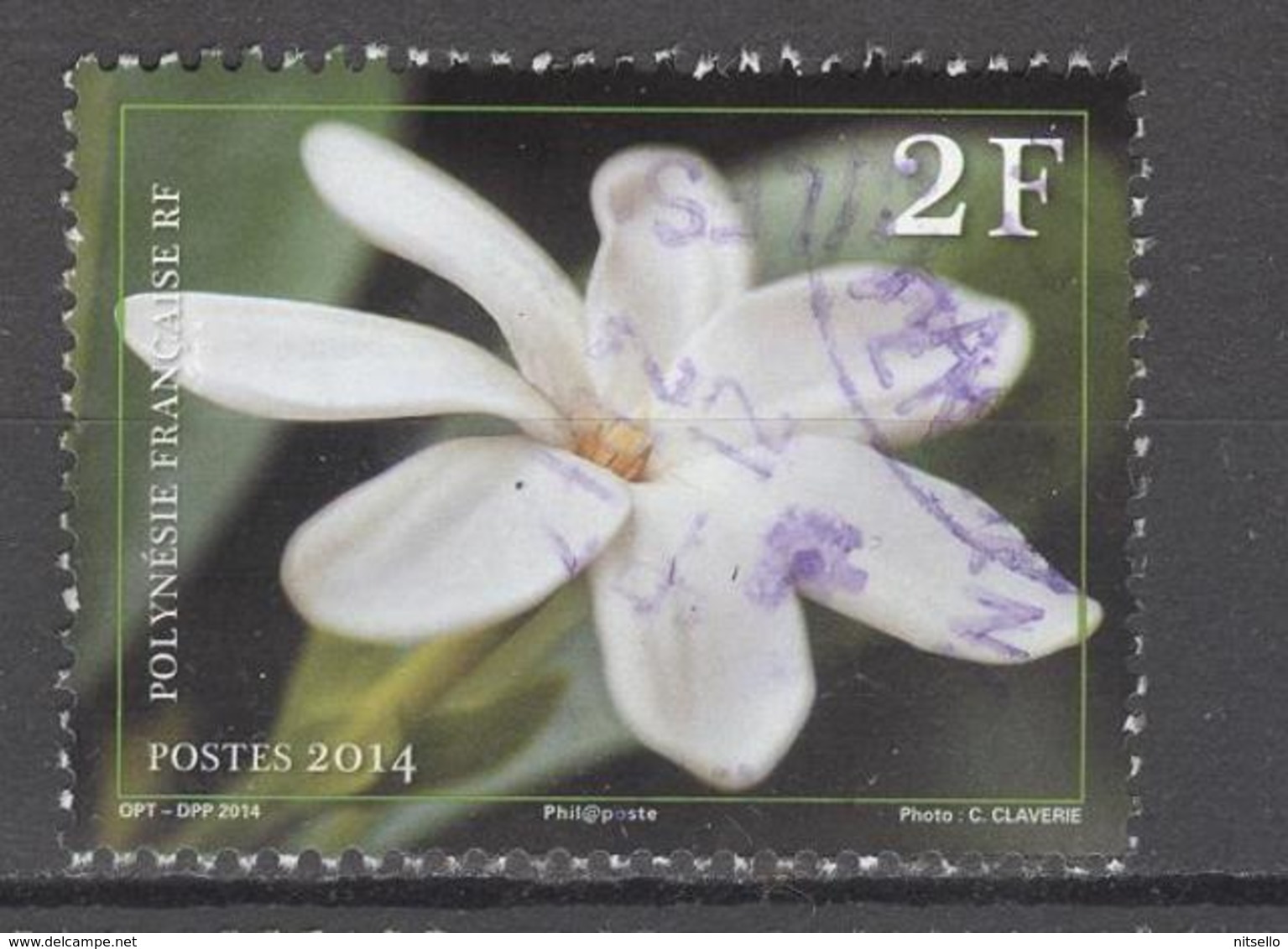 LOTE 2202   ///  (C025)  POLYNESIE FRANÇAISE  N° 1076 De 2014 Oblitéré - Used Stamps