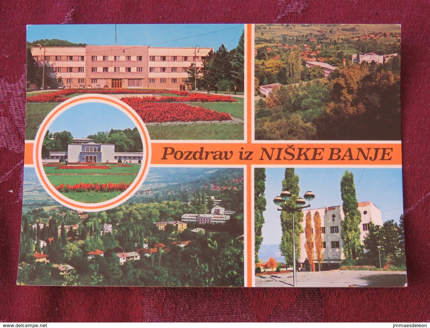 Serbia Unused Postcard Niska Banja Multiview  Gardens Panorama - Serbie