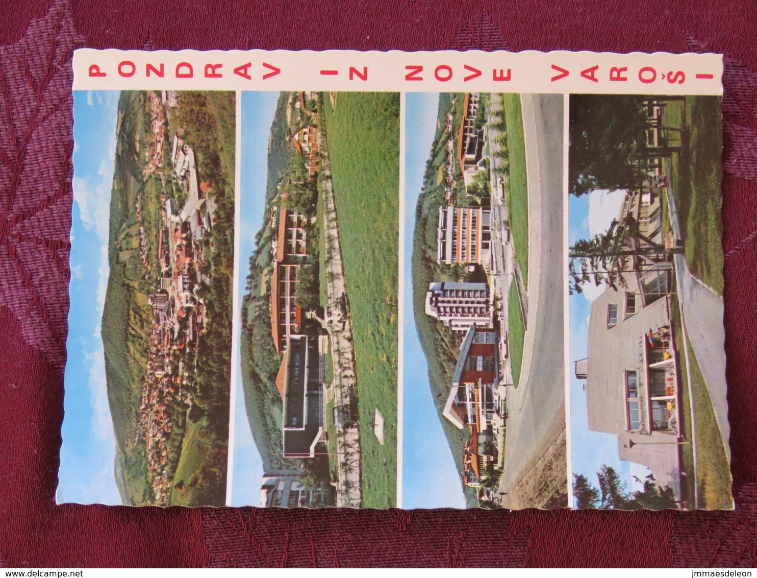 Serbia Unused Postcard Nova Varos Multiview Panorama Buildings - Serbie