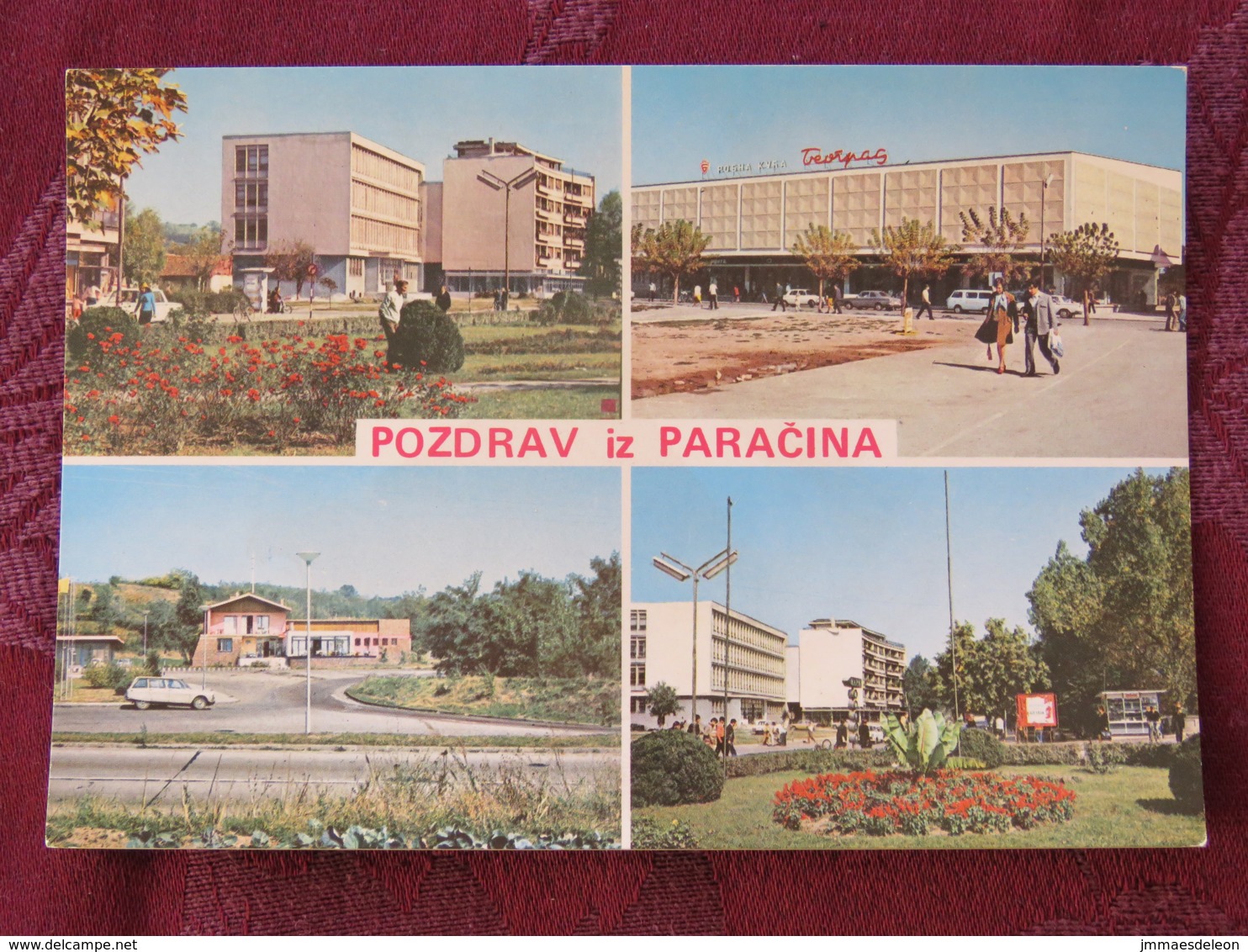 Serbia Unused Postcard Paracin Multiview Buildings Street Views - Serbie