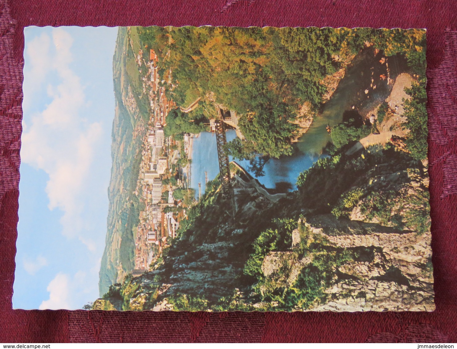Serbia Unused Postcard Uzice Titovo Panorama River Bridge - Serbie