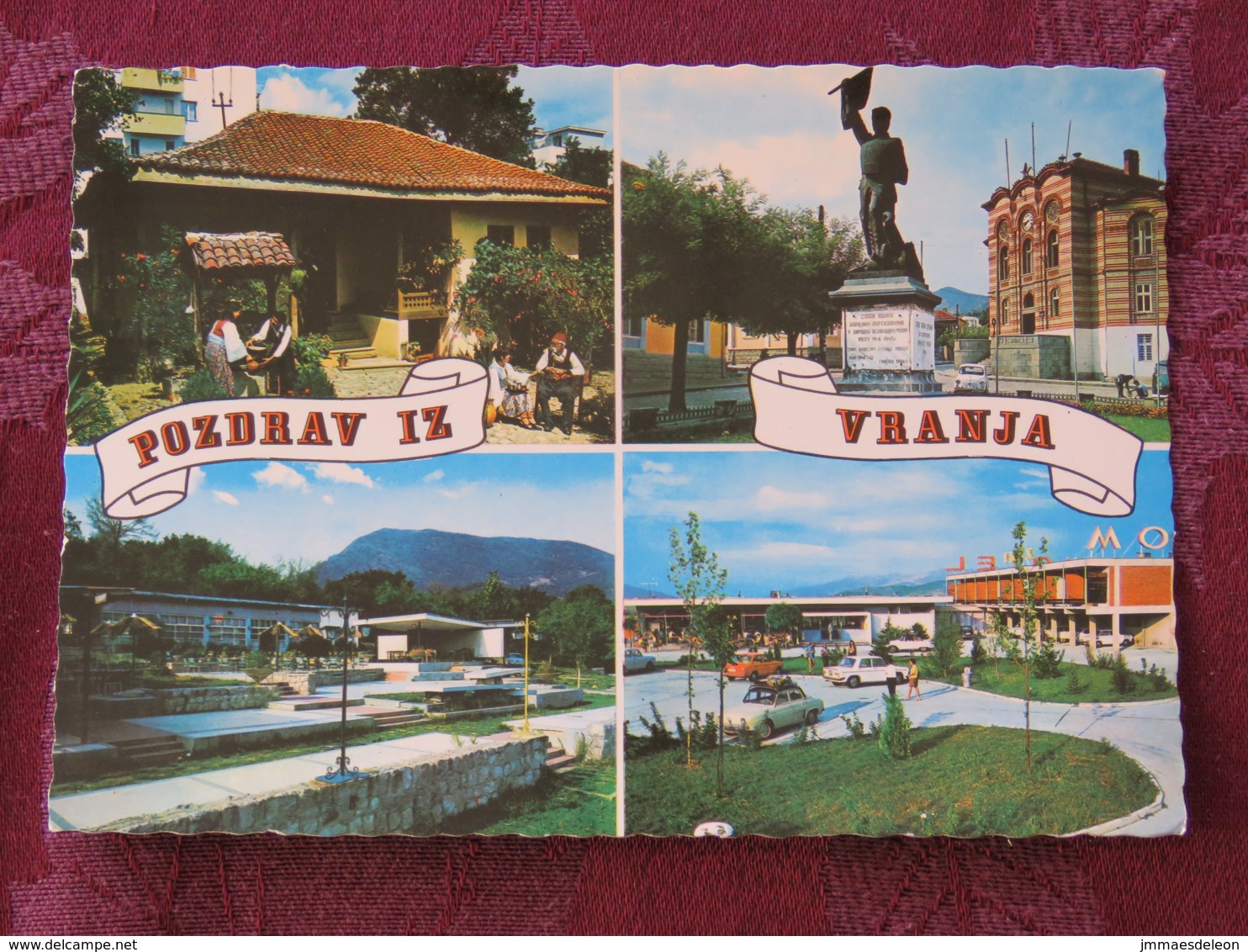 Serbia Unused Postcard Vranje Multiview Statue - Serbie
