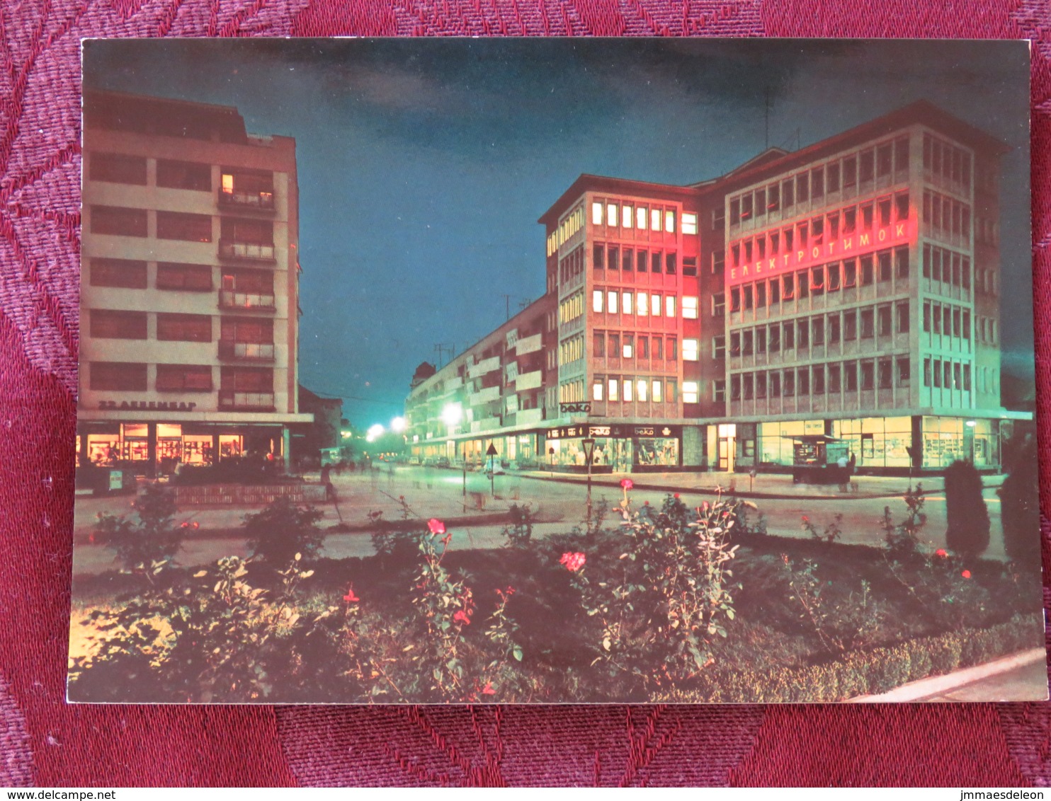 Serbia Unused Postcard Zajecar Street View By Night - Serbie