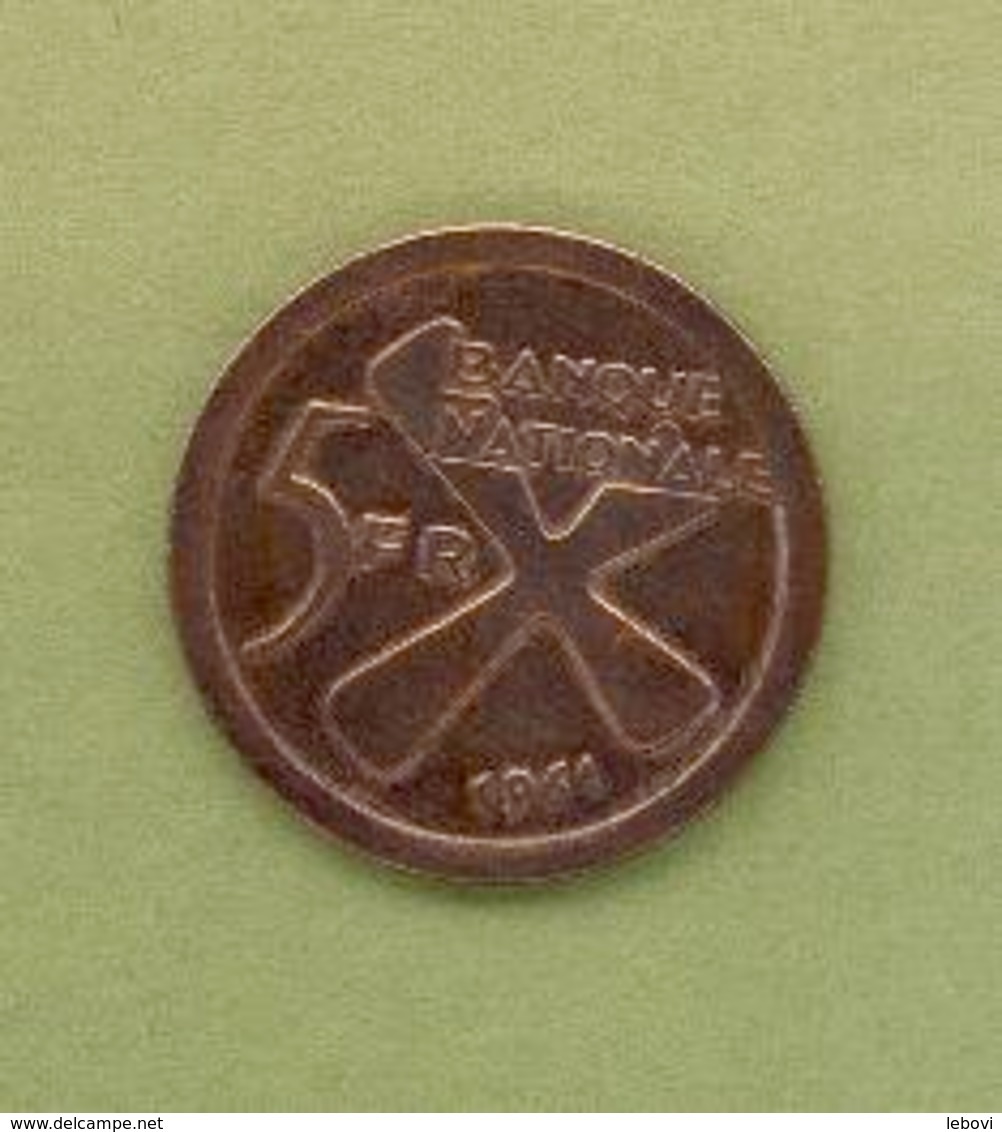 KATANGA : 5 Francs 1961 - Katanga