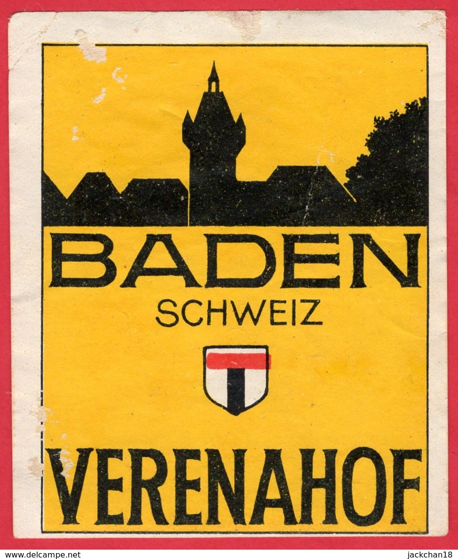 -- BADEN SCHWEIZ - Hôtel VERENAHOF -- - Hotel Labels