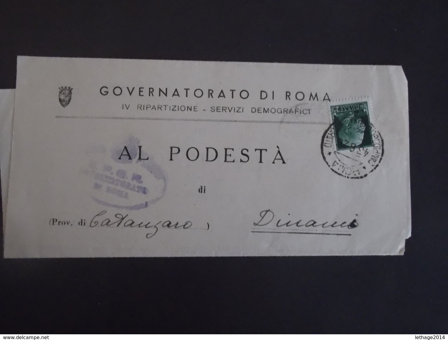 REGNO ITALIA BIGLIETTI CON OVALE DI FRANCHIGIA COMUNALE ROMA REGIE POSTE 1928 - Franchigia