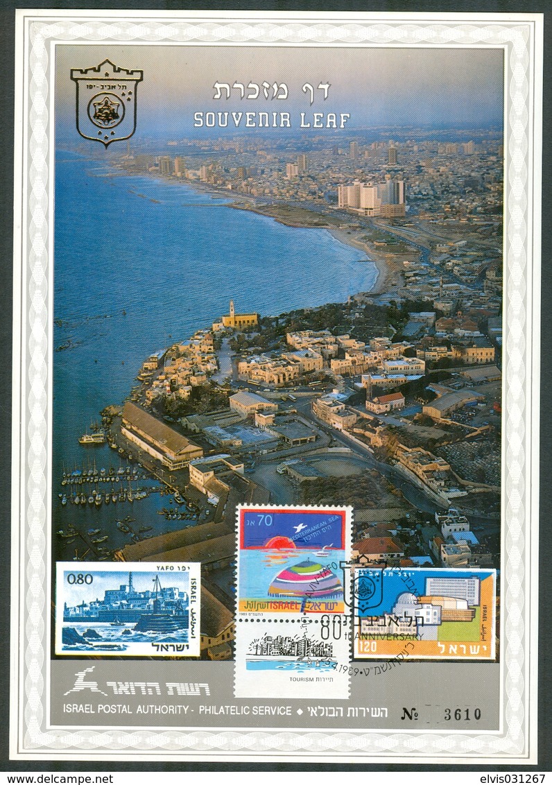 Israel SOUVENIR LEAF - 1989, Carmel Nr. 44 , Nr 3610 Of 4000, Limited Ed., Mint Condition - Autres & Non Classés