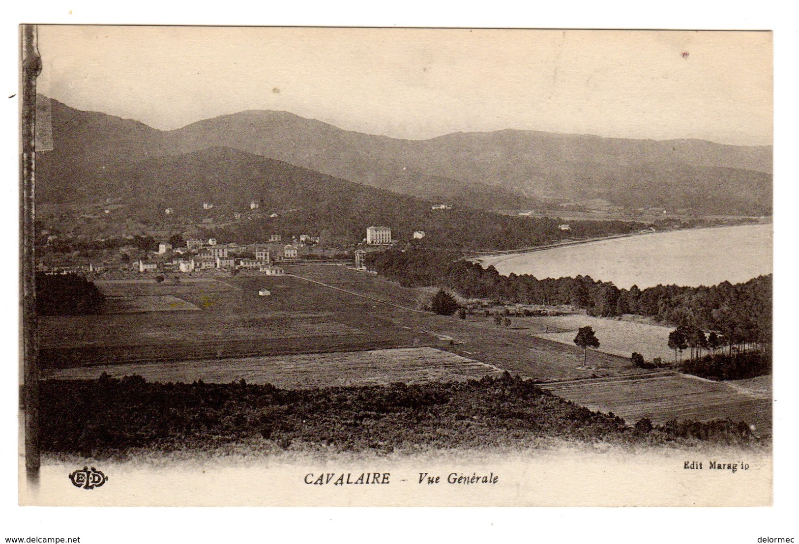 CPA Cavalaire Sur Mer 83 Var Vue Générale éditeur ELD Maragio - Cavalaire-sur-Mer