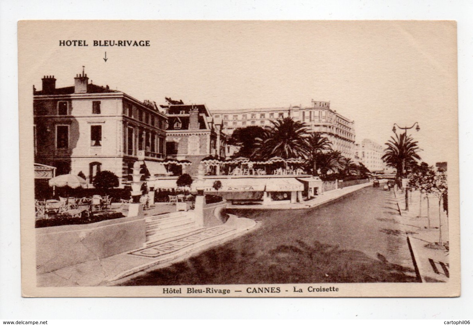 - CPA CANNES (06) - Hôtel Beau-Rivage - La Croisette - Photo Star - - Cannes