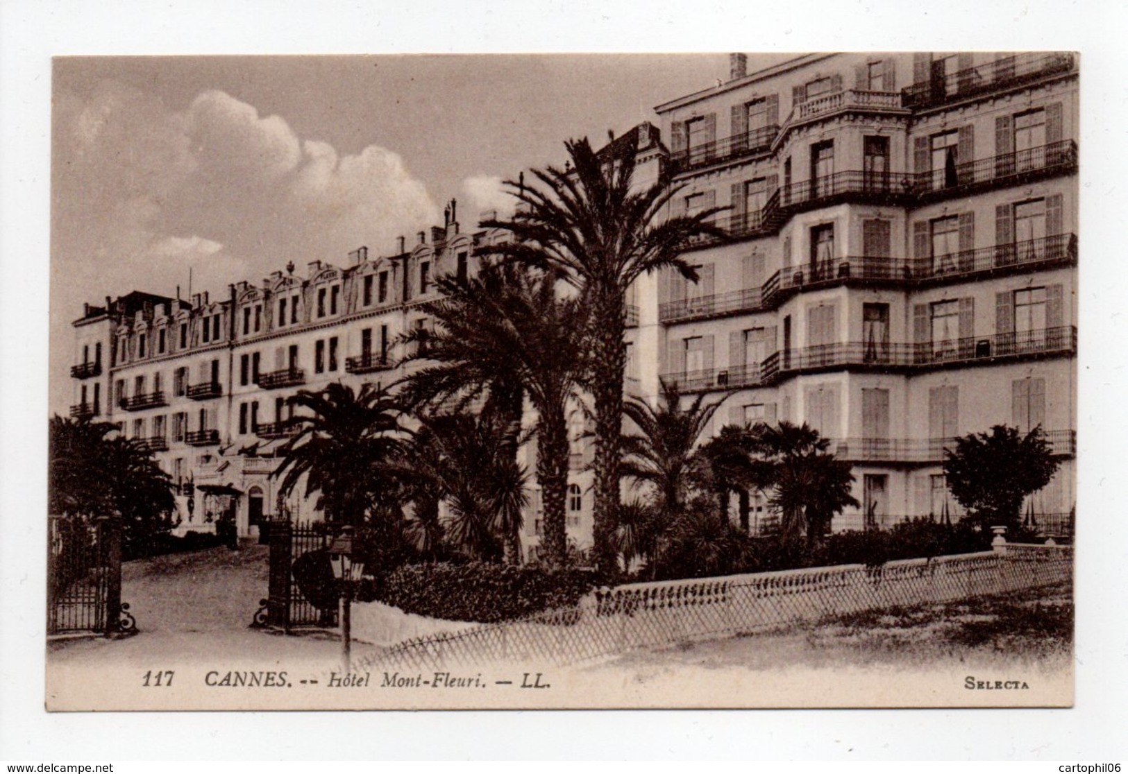 - CPA CANNES (06) - Hôtel Mont-Fleuri - Editions Lévy 117 - - Cannes