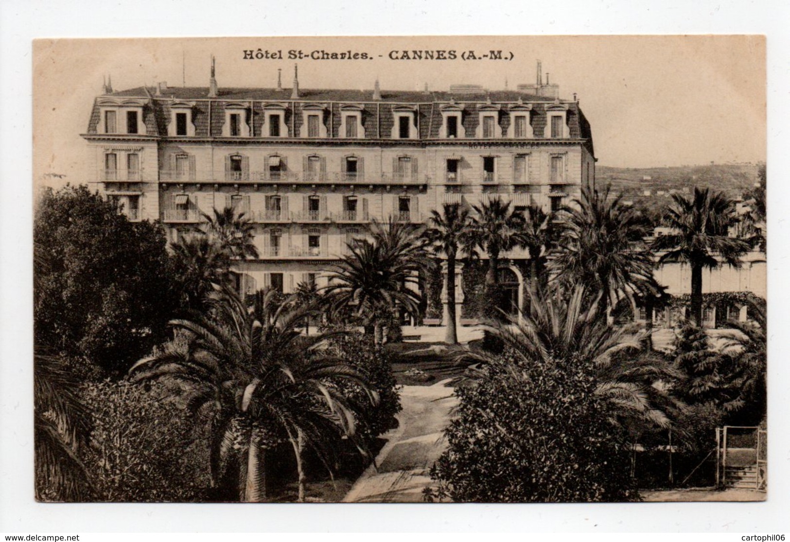 - CPA CANNES (06) - Hôtel Saint-Charles 1913 - - Cannes