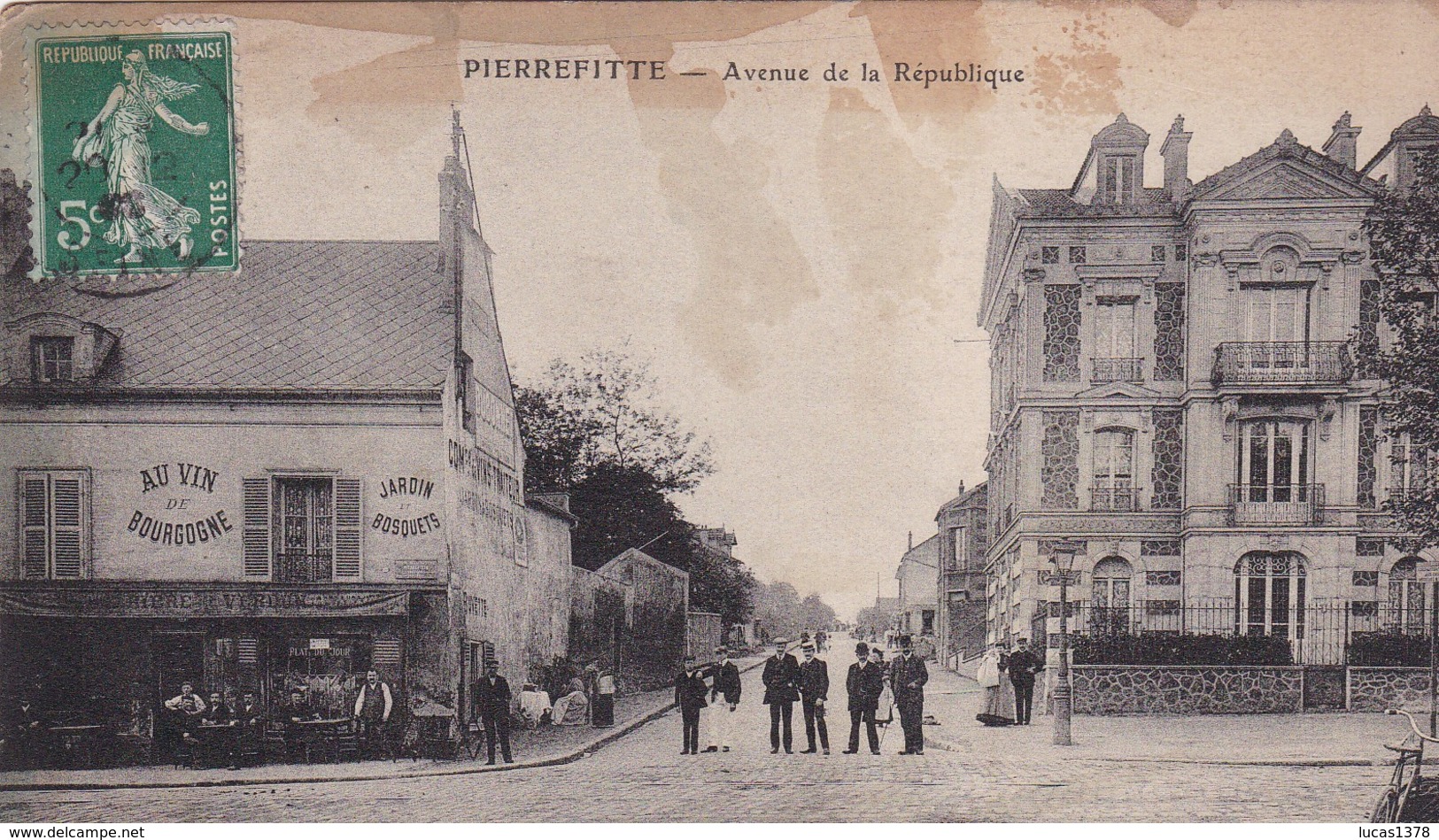 93 /PIERREFITTE / AVENUE DE LA REPUBLIQUE / CAFE AU VIN DE BOURGOGNE - Pierrefitte Sur Seine