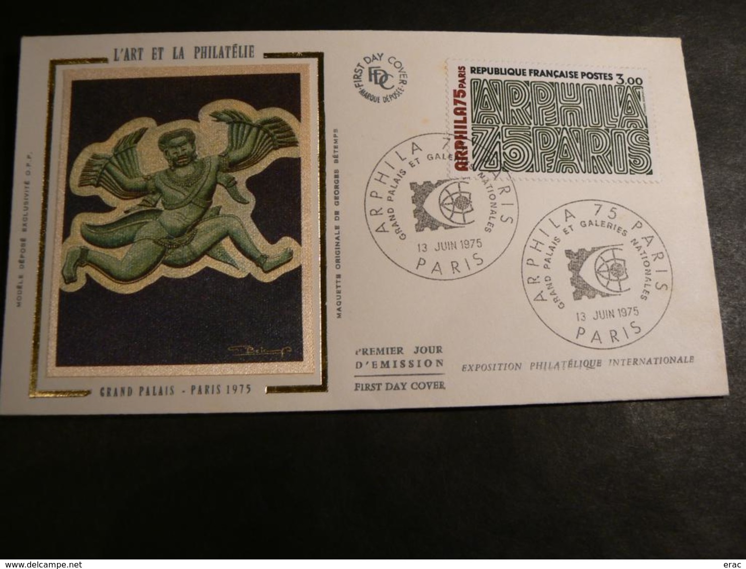 Arphila 75 Paris - Lot De 15 Enveloppes FDC Et Oblitérations Premier Jour - Collections (sans Albums)