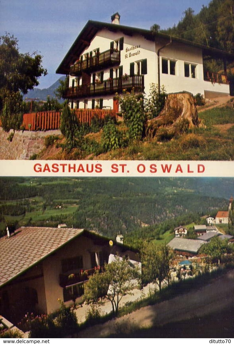 Kastelruth - Gasthaus St.oswald - Formato Grande Non Viaggiata – E 10 - Hotel's & Restaurants