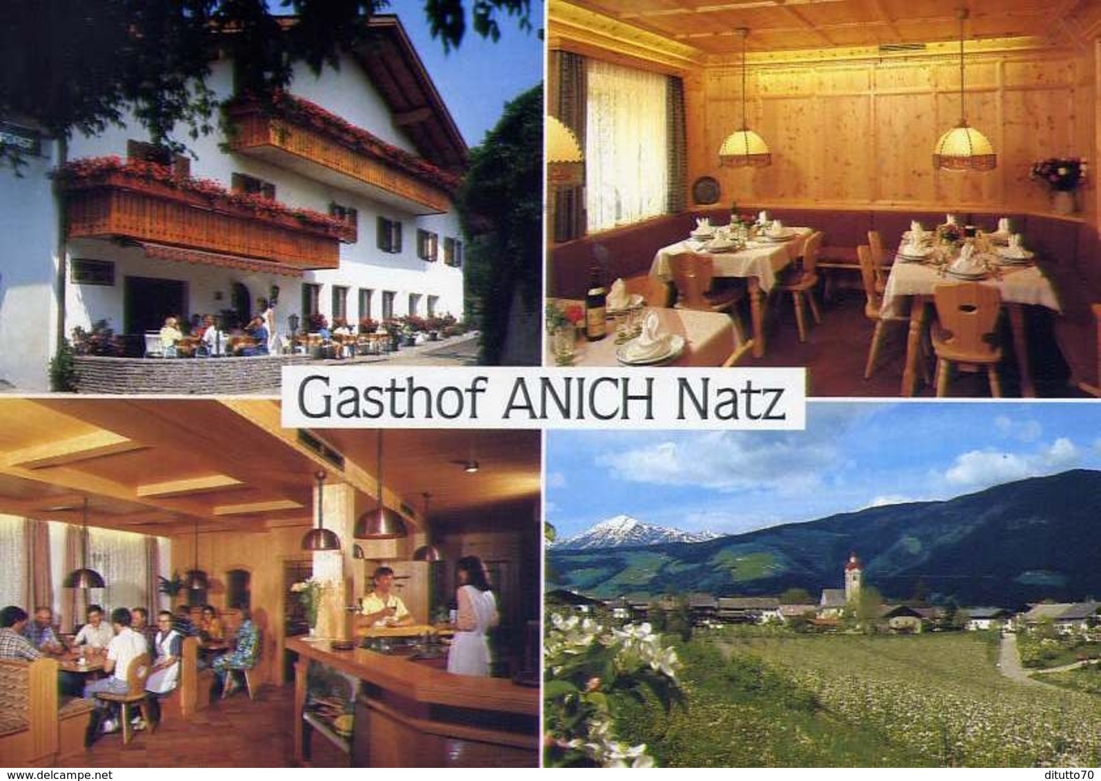 Natz - Bei Brixen - Gasthot Anich Natz - Formato Grande Viaggiata – E 10 - Alberghi & Ristoranti