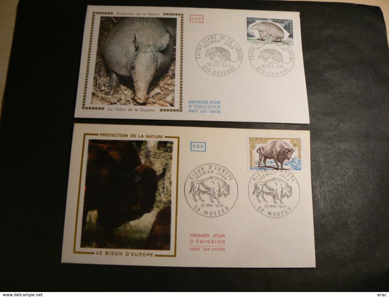 France - Lot d'enveloppes (+20) FDC - Oblitérations Premier jour - Thème Faune