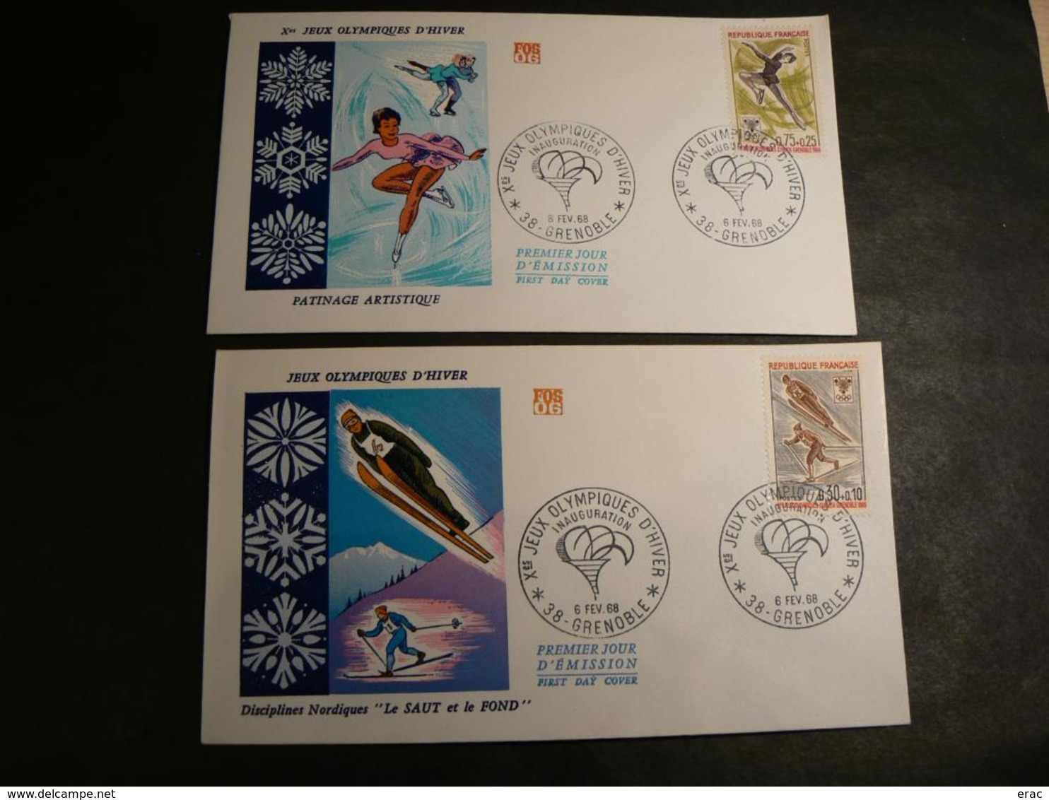 France - Lot De 12 Enveloppes FDC - Oblitérations Premier Jour - Thème Sports - Autres & Non Classés