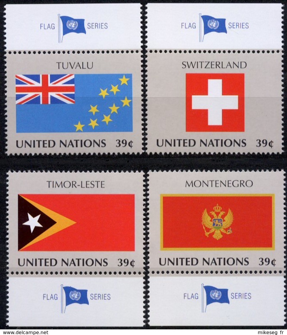 ONU New-York 2007 - Drapeaux Flags Flaggen ** Avec With Mit Flag Series - Unused Stamps