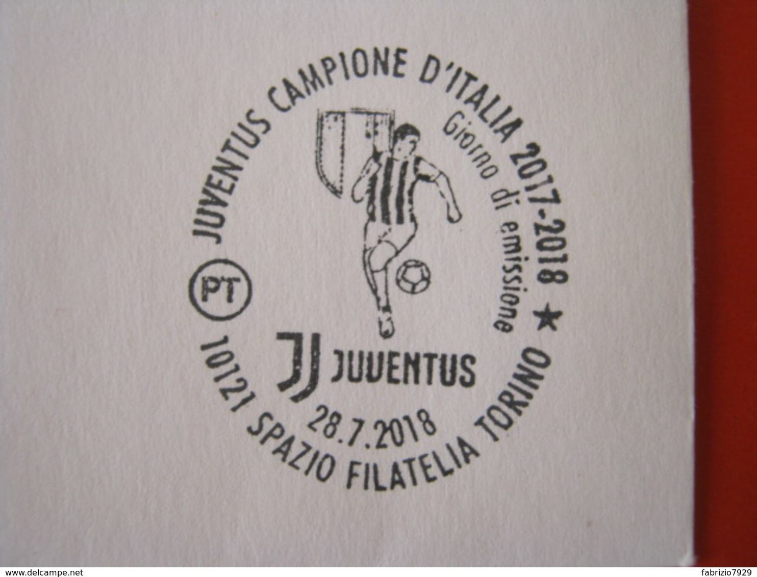 A.09 ITALIA ANNULLO FDC TORINO JUVENTUS CALCIO FOOTBALL VITTORIA CAMPIONATO - 2018 - BUSTA GATTINARA CLUB - Clubs Mythiques